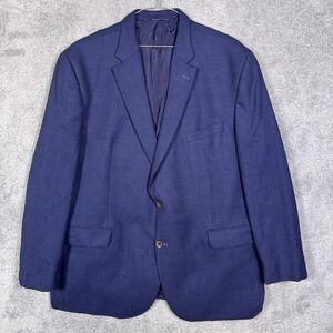 Jack Victor Sport Coat Men 50L Blazer 100% Wool Gibson SPJ Montreal Check Jacket